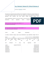 Pengertian Subnetting