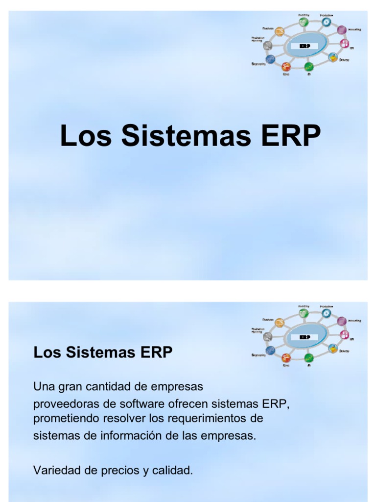 Sistemas ERP: Guía Completa PDF | PDF