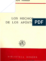 Wikenhauser, Alfred - Los Hechos de Los Apostoles Biblioteca Sem