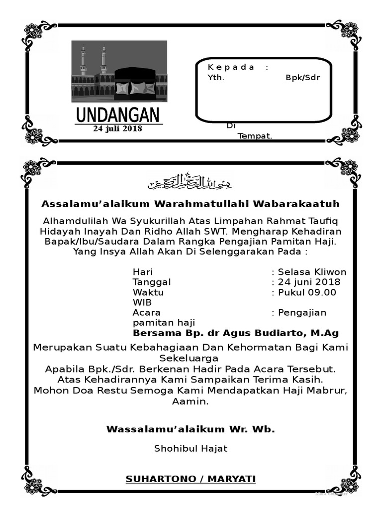 Undangan Haji 1doc