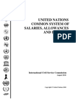 United Nations Common System of Salaries, Allowances and Benefits