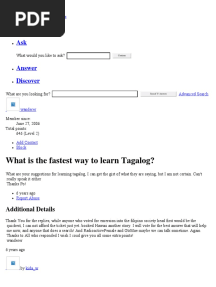Tagalog Language Files