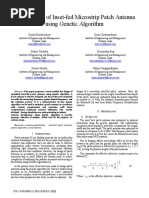 Sci-Hub - Optimization of Inset-Fed Microstrip Patch Antenna Using Genetic Alhhhgorithm - 10.1109 - Iemcon.2015.7344525