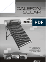 FIASA Manual Calefon Solar
