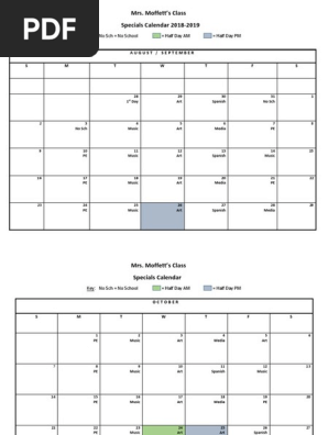 specials calendar 2018-2019 larger  1 