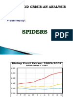 Indian Food Crisis-An Analysis: Spiders