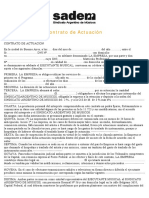 Contrato de Actuacion PDF