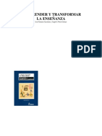 'Comprender y Transformar La Enseñanza' (Gimeno Sacristán y Pérez Gómez) - Capítulo 1 PDF