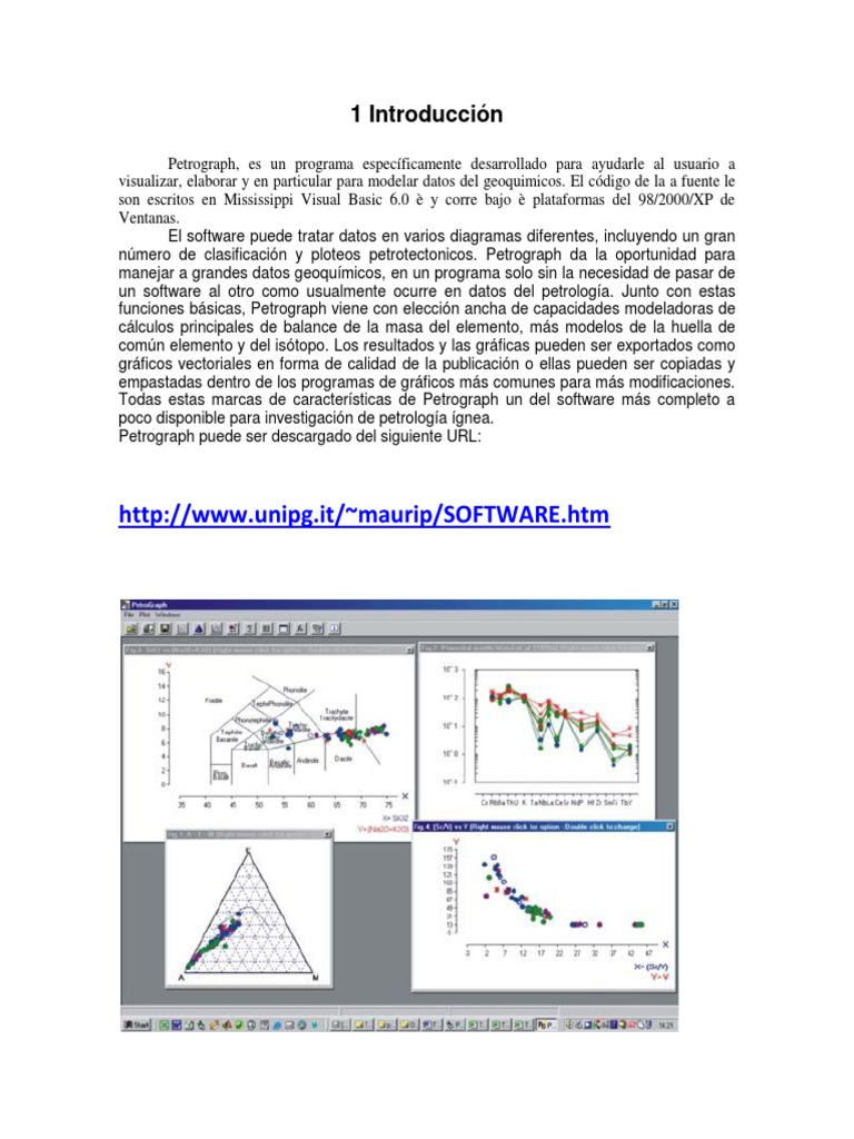 Software Petrograph para Geoquímica | PDF | Microsoft Excel | Archivo ...