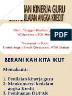 Angka Kredit Guru Baru