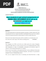 Financial Accounting and Analysis Assignment Nmims, Mba, Solved Assignments, December 2018 Exam, Customised Assignments, Unique Assignments