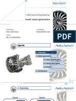 Master of Science in Mechanical Engineering: Parametric Gear Tooth Mesh Generation