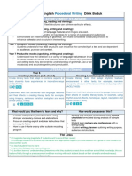 Procedural Text Unit Plan Overview