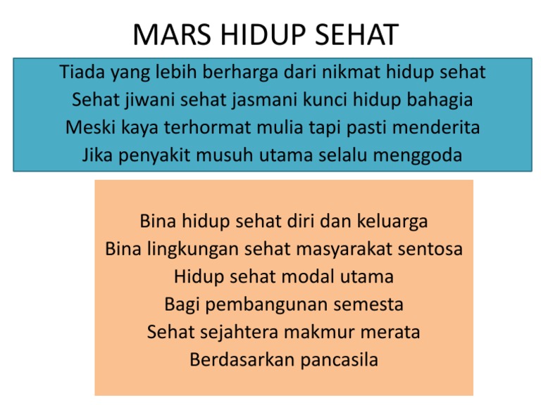MARS HIDUP SEHAT pptx