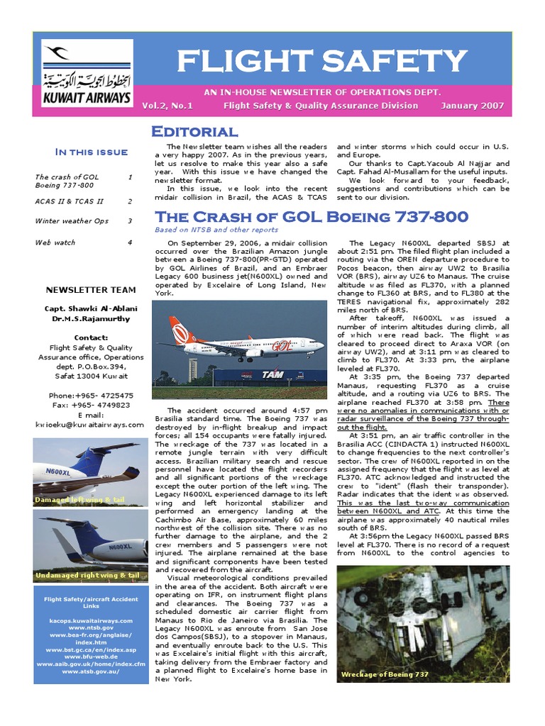 Flight Safety NewsletterJan07 PDF PDF Trough (Meteorology