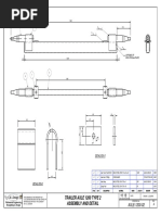 Trailer Axle 1200 Type 2 Assembly and Detail