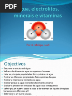 Aula Agua, Minerais e Vitaminas 2018 CTA
