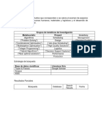 Grupos de Temáticos de Investigación Metaheuristic Proyect: Management