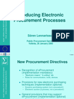 Introducing Electronic Procurement Processes: Sören Lennartsson