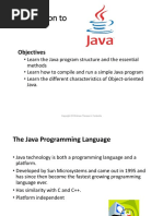 2018 Lecture 1 - Introduction To Java PDF