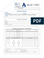 First Aid Report Form