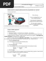 Cinetica Quimica Atividades Prontas