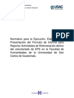 Normativo Final de Informe de Reforestacion Marzo 2018