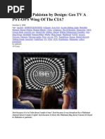 Download GEO--A PAKISTANI PRIVATE CHANNEL FUNDED BY USUK AND INDIA AGAINST PAKISTANI STATE by shakeelkhn18 SN38973345 doc pdf