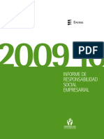 Ercros Informe Rse 2009 2010