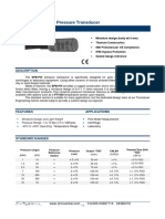 Miniature Pressure Transducer for Pore Water Measurement