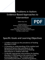 feeding problems autism