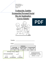 Evaluación Formacion Personal Septiembre Kinder 2018 Corregida1