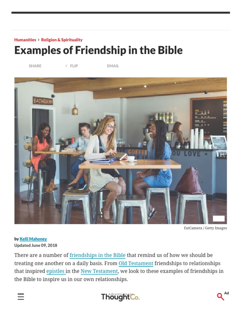 Friendship In The Bible: Examples And Lessons – QYDGVI