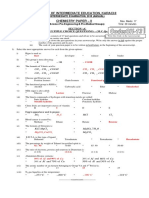 Board of Intermediate Education, Karachi Chemistry Paper - Ii