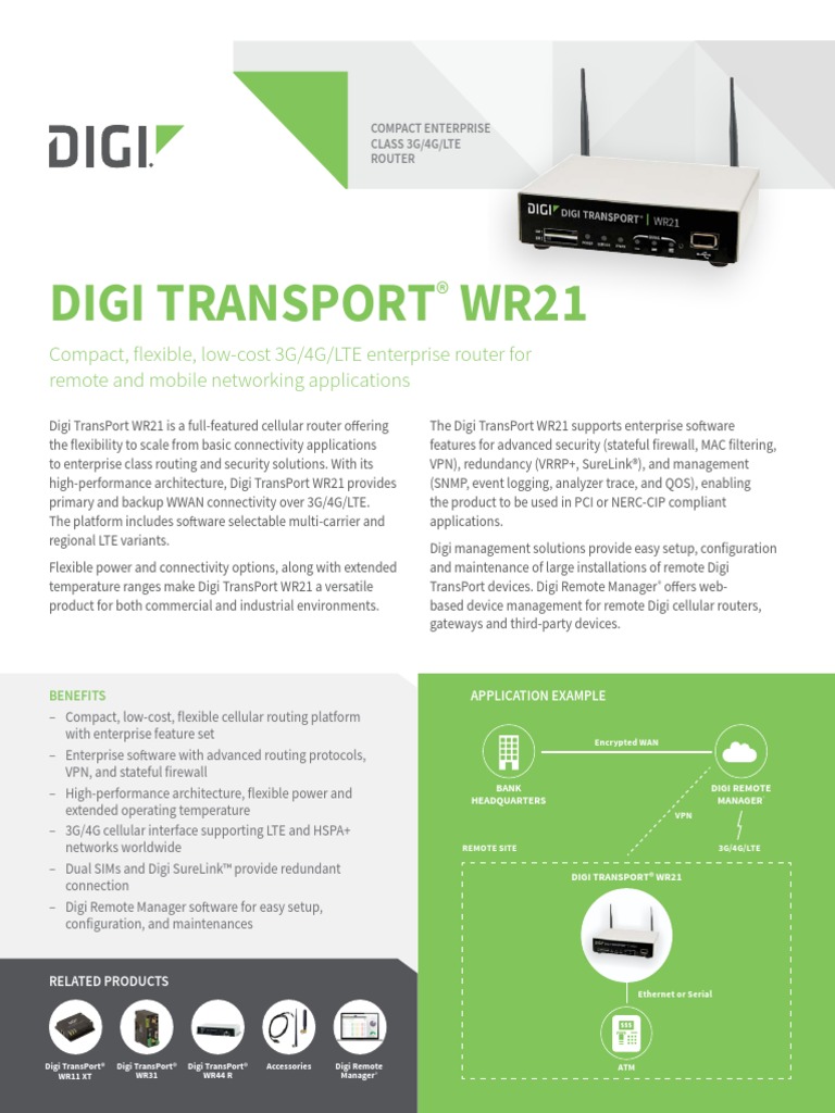 Ds Digitransportwr21 PDF | PDF | Virtual Private Network | 4 G