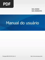 Manual SM-J500 - Celular J5 Samsung
