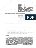 Demanda por denegatoria de bonificación especial del 30