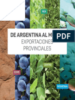 Exportaciones Provinciales Agencia Argentina de Comercio e Inversiones