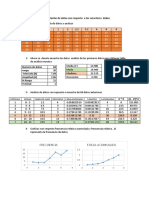 Representación de Datos Con Respecto A Los Caracteres Dados