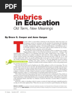 Rubrics in Education1