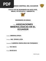 Asociaciones Mineralógicas_cabrera Brayan