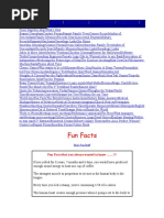 50 Random and Interesting Facts | PDF