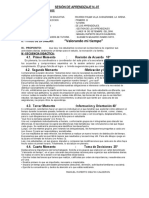 Sesión de Aprendizaje de Tutoria 1erob Valorando Mi Tiempo PDF