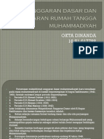 Anggaran Dasar Dan Anggaran Rumah Tangga Muhammadiyah-Okta Dinanda