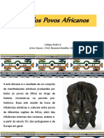 Arte Africana: Escultura, Máscaras e Pinturas