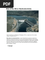 Run of The River Hydroelectricity: Chapter-4