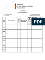 Weekly Accomplishment Report Form PDF