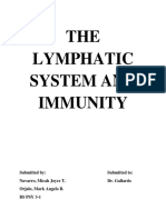 The Lymphatic System and Immunity by Navarro and Orjalo BS Psy 3 1