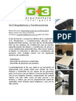 G+3 Arquitectura Reporte PDF