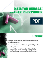 Transistor Sebagai Saklar Elektronik